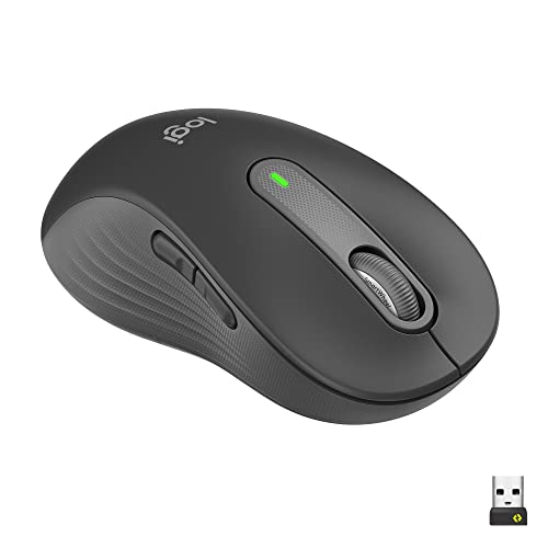 LOGITECH Signature M650 Mouse optical 5 buttons wireless Bluetooth 2.4 GHz Bolt USB receiver off-white