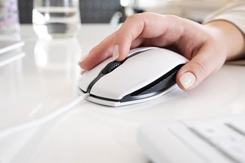 CHERRY Souris Gentix USB blanc, gris