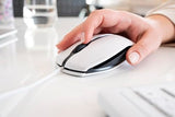 CHERRY Souris Gentix USB blanc, gris