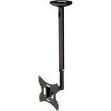 NEOMOUNTS FPMA-C060BLACK Support de plafond pour écran de 10-40p - h 60-85 cm