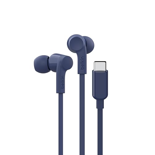 BELKIN USB-C EARBUDS W/ ADJUSTABLE VOLUME LIMITER PINK