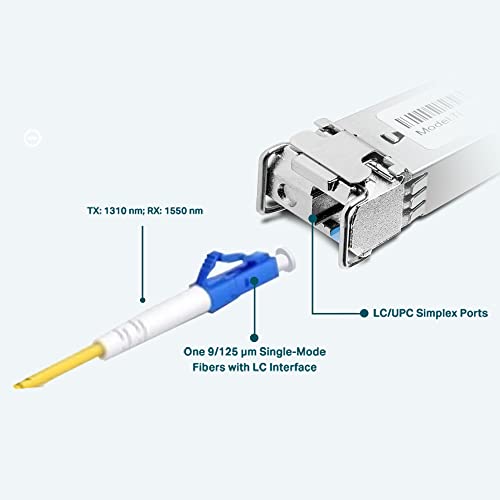 1000Base-BX WDM SFP Module LC 10KM
