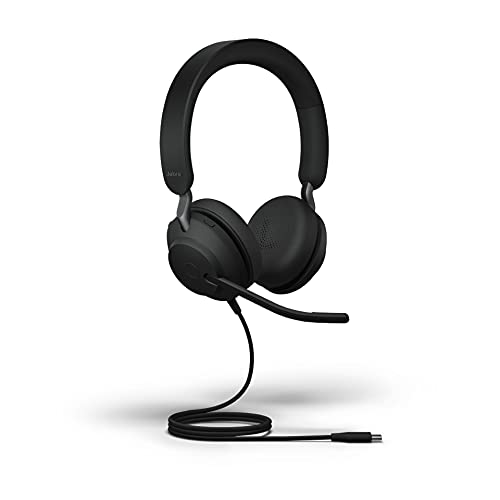 Jabra Evolve2 40, MS Mono Casque Avec fil Arceau Bureau/Centre d'appels USB Type-A Bluetooth Noir