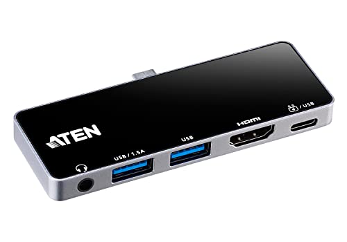 ATEN UH3238 Mini Dock USB-C HDMI Audio 2x USB-A USB-C 92W