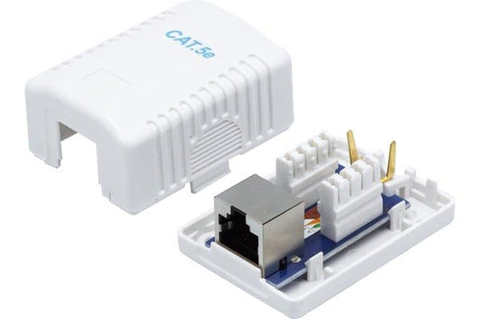 Boîtier mural 1 port RJ45 CAT 5e STP