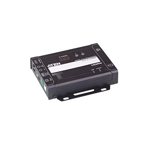 ATEN VE8900T-AT-G extension audio/video Émetteur AV Noir