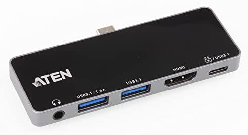 ATEN UH3238 Mini Dock USB-C HDMI Audio 2x USB-A USB-C 92W