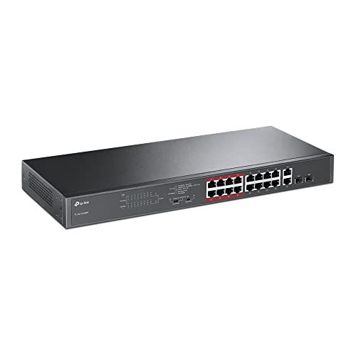 TP-Link TL-SL1218MP Switch 16P 10/100 PoE+192W 2 Giga 2 SPF