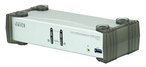 ATEN CS1912 commutateur écran, clavier et souris Noir, Gris