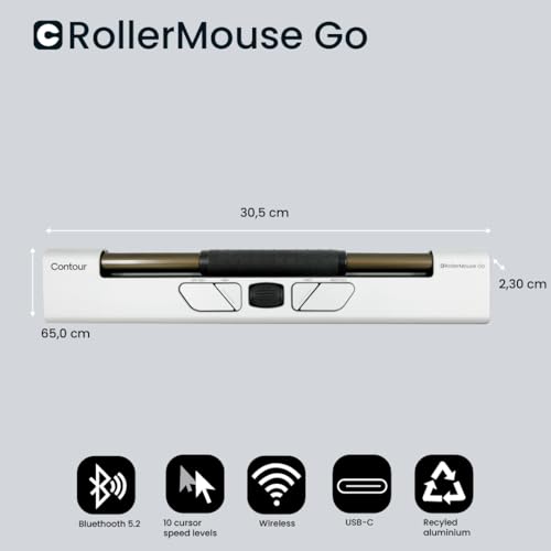 CONTOUR DESIGN Souris ergonomique RollerMouse Go