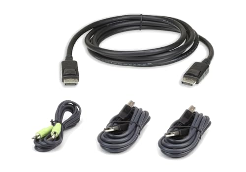 ATEN 2L-7D03UDPX4 câble kvm Noir