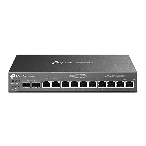 ER7212PC Routeur Omada VPN 4 ports WAN/SFP 8 ports Gigabit PoE