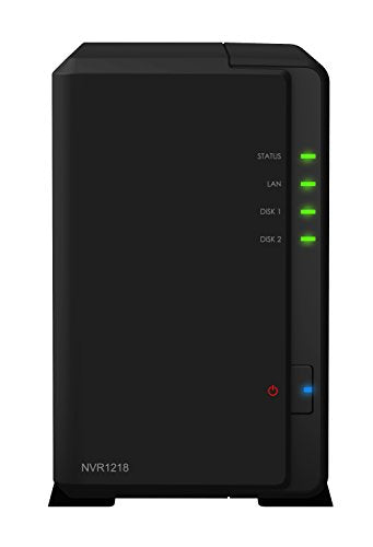 SYNOLOGY NVR1218 Network Video Recorder Dual Core 1.0GHz 32 bit 1Go DDR3 12 channels including 4 free licenses