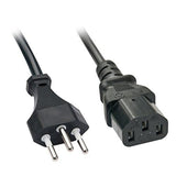 LINDY IEC-Mains lead 3m Swiss Plug to IEC C13