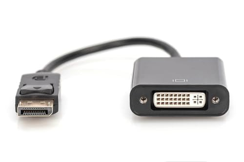 DIGITUS Câble d'adaptateur DisplayPort - DVI - 0,15 m - DisplayPort - DVI-I - Mâle - Femelle - Nickel