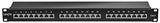LINDY Cat.6 Patchpanel 24p STP 1U black