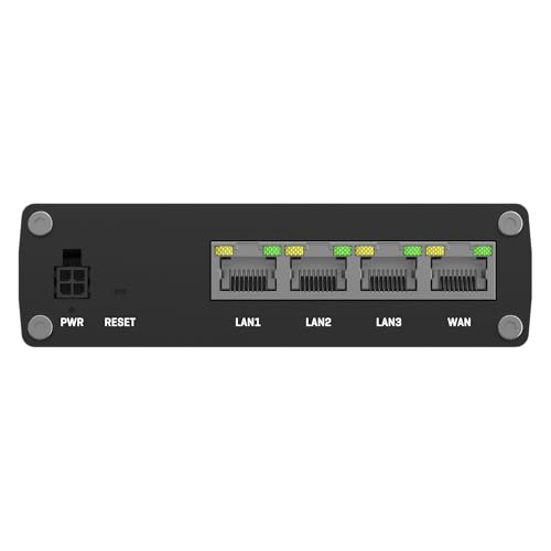 Teltonika RUTM08 Routeur connecté Gigabit Ethernet Noir