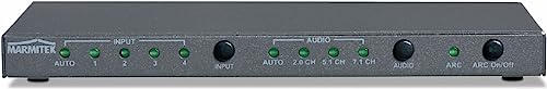 MARMITEK CONNECT 621 SWITCH HDMI 4K 4:1 avec sortie audio