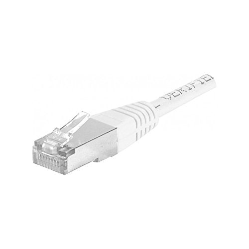 Cordon RJ45 catégorie 6A F/UTP blanc - 0,15 m