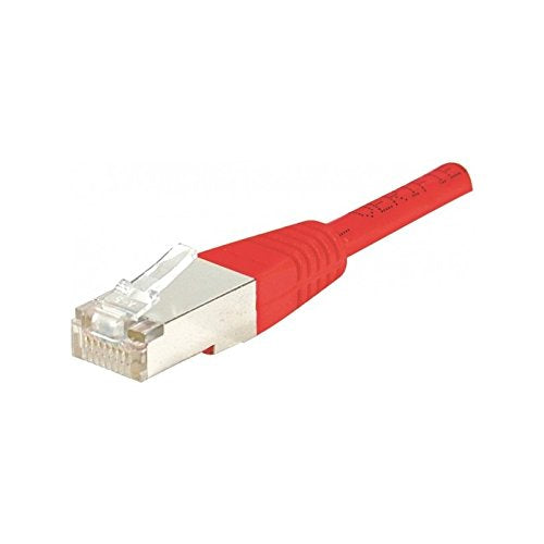 Cordon RJ45 catégorie 6 F/UTP rouge CCA - 3 m