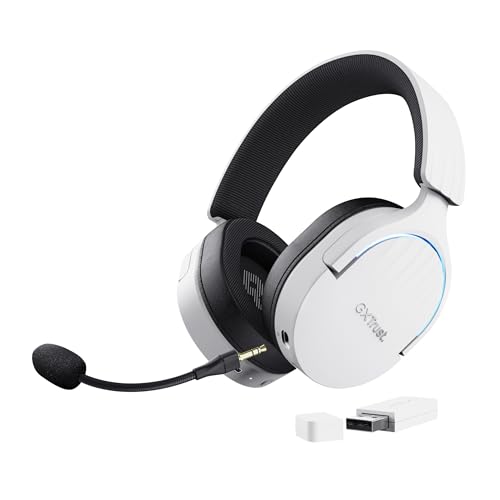TRUST Casque gaming sans fil FAYZO DUAL Wireless - White
