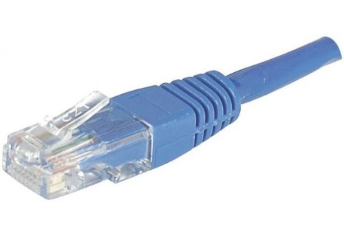 Cordon RJ45 CAT 6 U/UTP bleu - 5 m