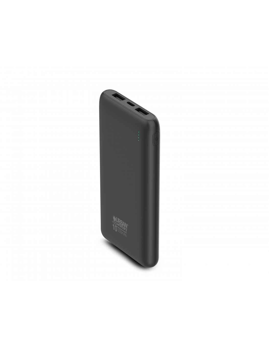 URBAN FACTORY 10.000mAh Capacity 2x USB-A 2.1A MAx 4