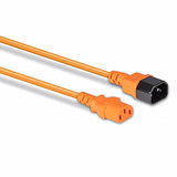 LINDY 0.5m IEC Extension Lead. Orange