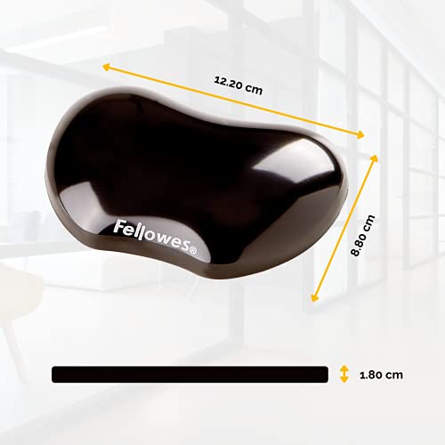 FELLOWES REPOSE-POIGNET GEL CRYSTAL - NOIR