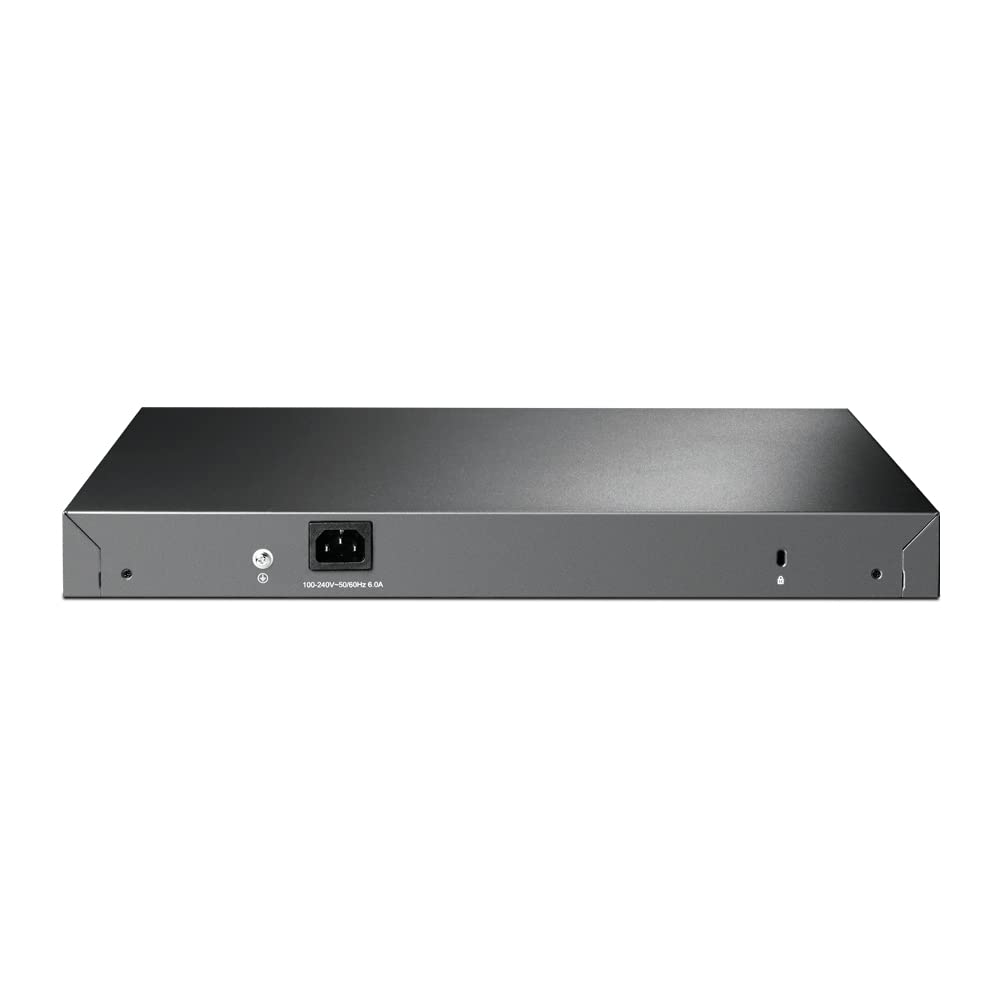 TP-Link JetStream TL-SG3428MP commutateur réseau Géré L2+ Gigabit Ethernet (10/100/1000) Connexion Ethernet, supportant l'alimentation via ce port (PoE) 1U Noir