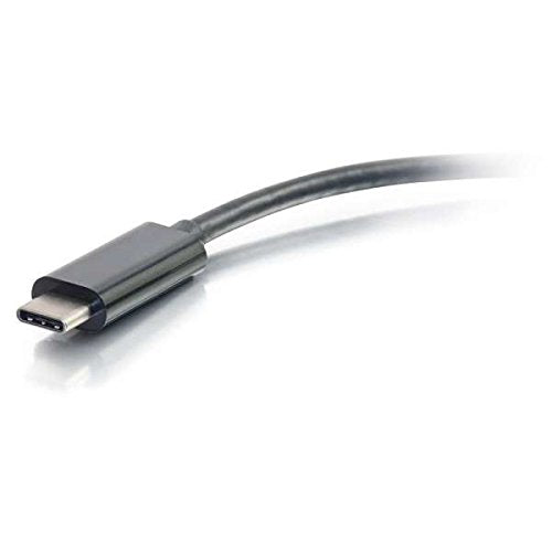 USB-C Ethernet and 3-Port USB Hub Black