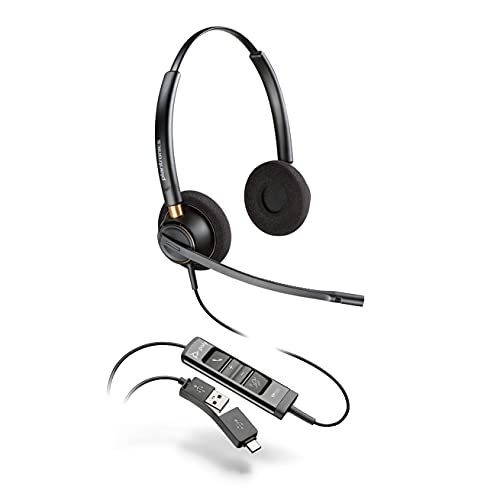 POLY EncorePro 525 Casque Centre d appel USB-A/C 2 écouteurs