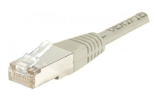 Cordon RJ45 croisé catégorie 6 S/FTP gris - 3 m