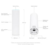 Ubiquiti UAP-FLEXHD Networks UniFi FlexHD 1733 Mbit/s Blanc Connexion Ethernet, supportant l'alimentation via ce port (PoE)