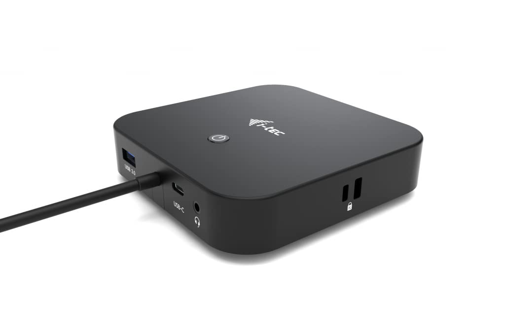 I-TEC USB-C Dual Display MST DS 1xDP 1xHDMI 1xGLAN 3xUSB 3.0 2x USB 2.0 1xUSB-C-Datei 1xAudio/Mic Jack 1x100W USB-C PD