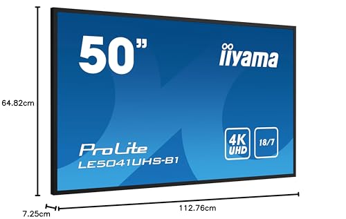 IIYAMA- Afficheur professionnel 50" LE5041UHS-B1