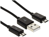 STEELPLAY Cable Dual Play & Charge Pour Manettes Noir PS4