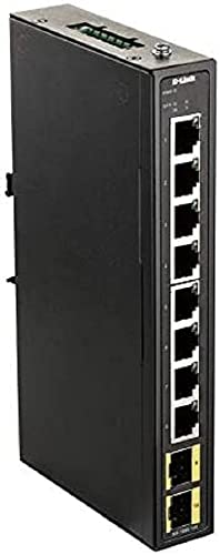 D-LINK Industrial Gigabit Unmanaged Switch 8 Ports Gigabit + 2 Ports SFP