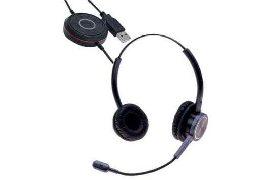Dacomex Micro-casque UC USB-A Pearl Blue binaural