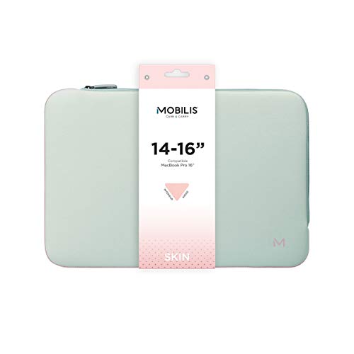 MOBILIS Housse d ordinateur portable Skin 14-16   -  Gris et rose