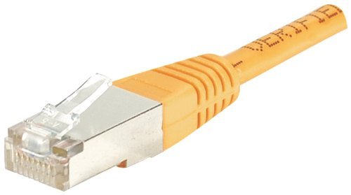 Cordon RJ45 catégorie 6 F/UTP orange - 50 m
