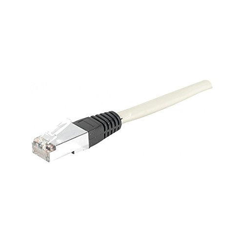 Cordon RJ45 croisé catégorie 6 S/FTP gris - 10 m
