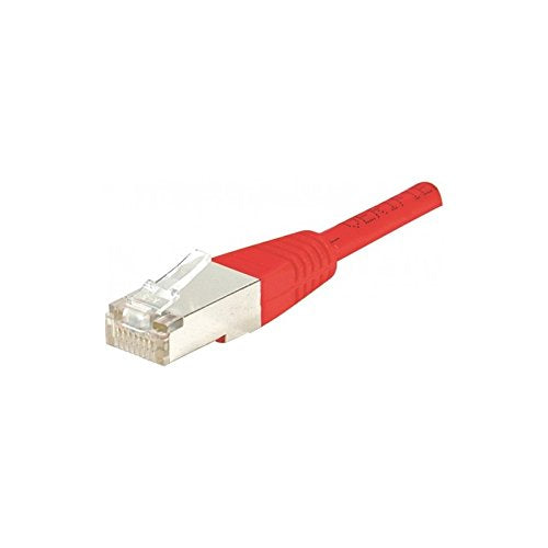 Cordon RJ45 catégorie 6 F/UTP rouge CCA - 3 m