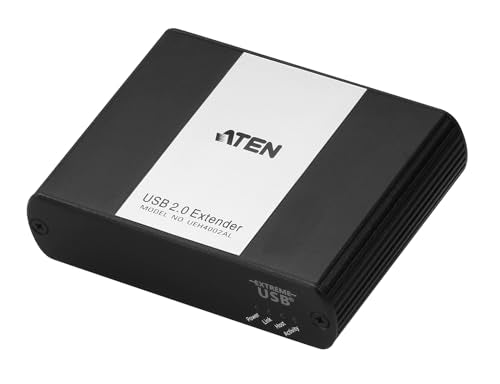 ATEN UEH4002A-AT-G extension audio/video Émetteur et récepteur AV Noir, Blanc
