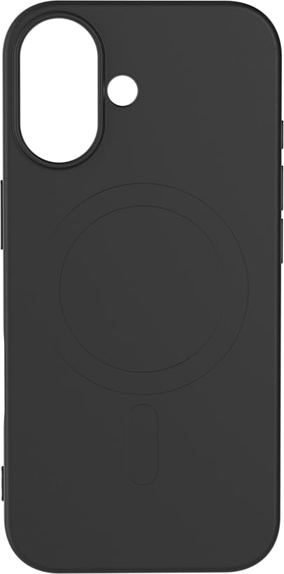 Coque MagSafe iPhone 17 Silicone Noire