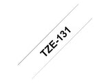 BROTHER P-TOUCH TZE-151 noir sur clear 24mm