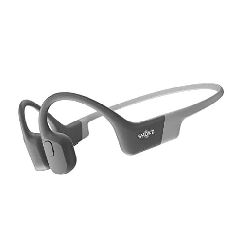 SHOKZ Casque à conduction osseuse OpenRun - Bluetooth - Gris