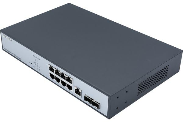 DEXLAN Switch Manageable niveau 2 Rackable 19" 8 ports Gigabit & 2 ports SFP