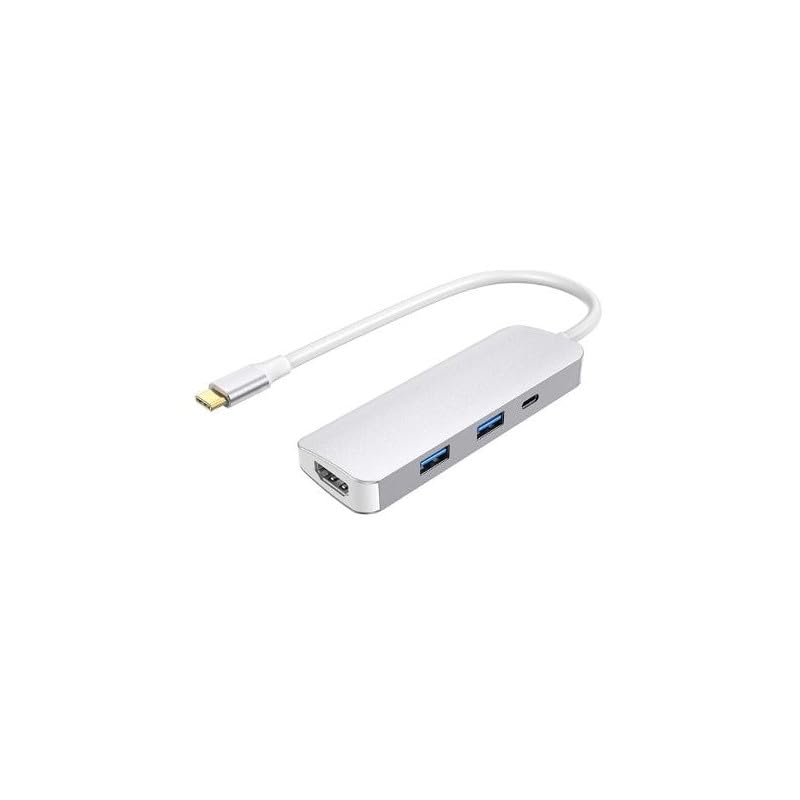 URBAN FACTORY Hubee 4in1 Hub Usb-C Avec 2 USB-A / 1 HDMI 4K Et 1 USB-C 100W Pd