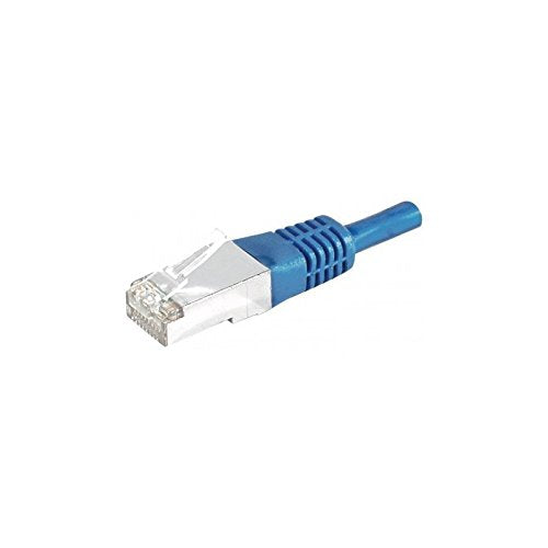 Cordon RJ45 catégorie 6A S/FTP bleu - 1,5 m